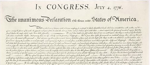 Collaborative writing brings innovation: Declaration of Independence