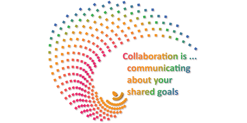 Collaboration is communicating about your shared goals