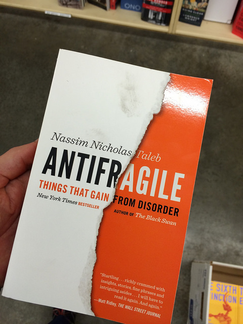 Book by Nassim Nicholas Taleb: Antifragile - Things that gain from disorder